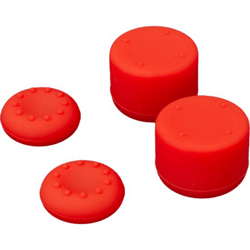 White Shark siliconen thumbgrips voor PS5 - rood