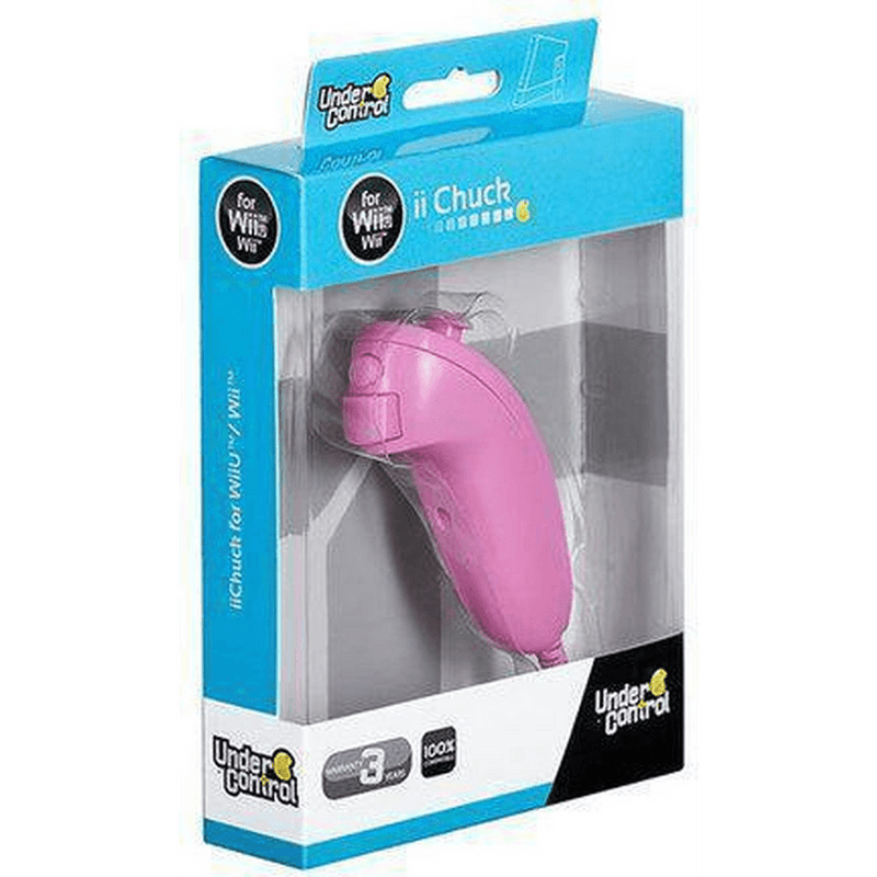 Undercontrol Wired Nunchuck Pink - GameBrands