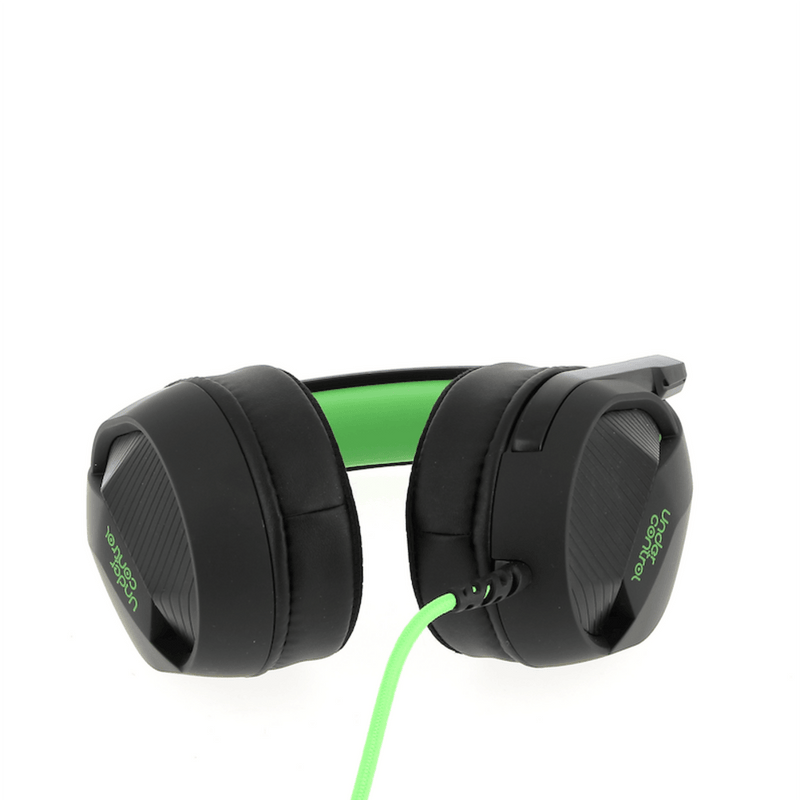 Under Control Xbox gaming headset groen zwart - bedraad - 3.5m jack - GameBrands