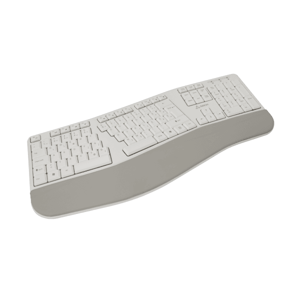 Sbox draadloos ergonomisch toetsenbord – beige – membraan