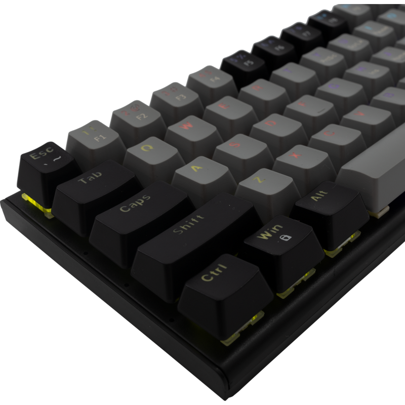 White Shark Gaming toetsenbord Wakizashi grijs-zwart – RGB