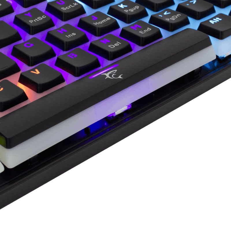 Whiteshark compact mechanische gaming keyboard - blauwe switches - GameBrands