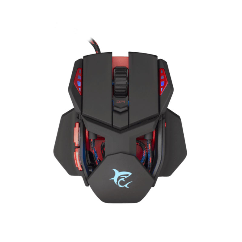 White Shark LANCELOT GM-9002 Gaming muis met RGB verlichting en 6400 dpi - Zwart