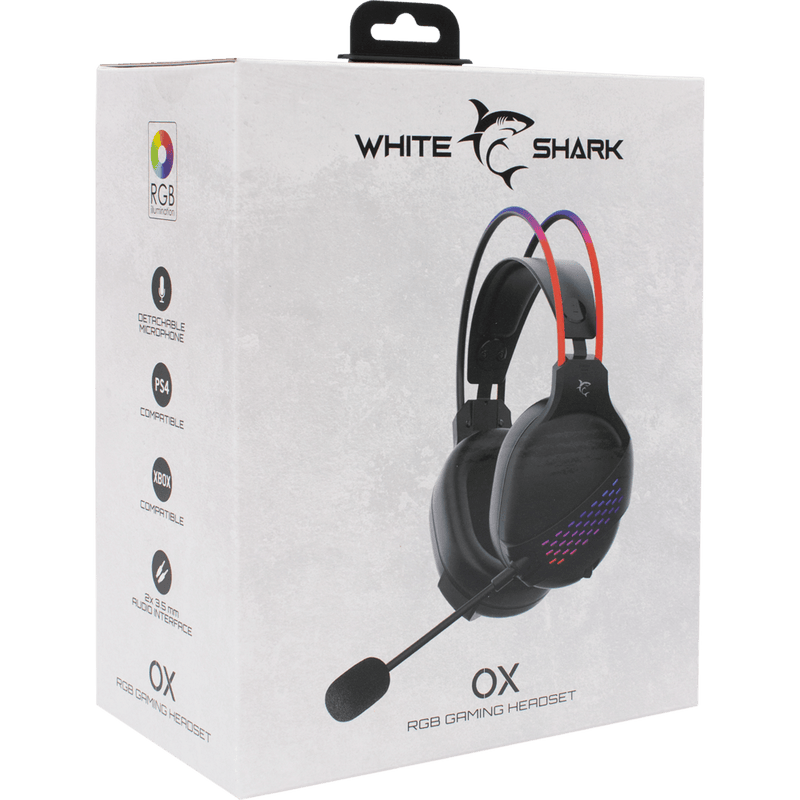 White Shark RGB Gaming headset OX - GameBrands
