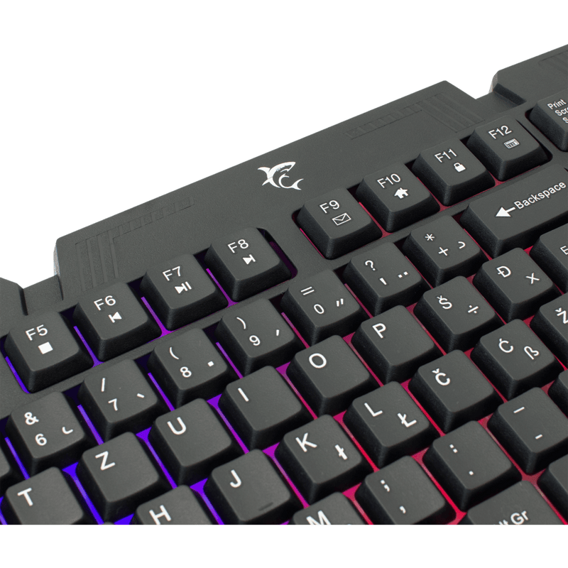 White Shark Dakota gaming keyboard met verlichting - US layout