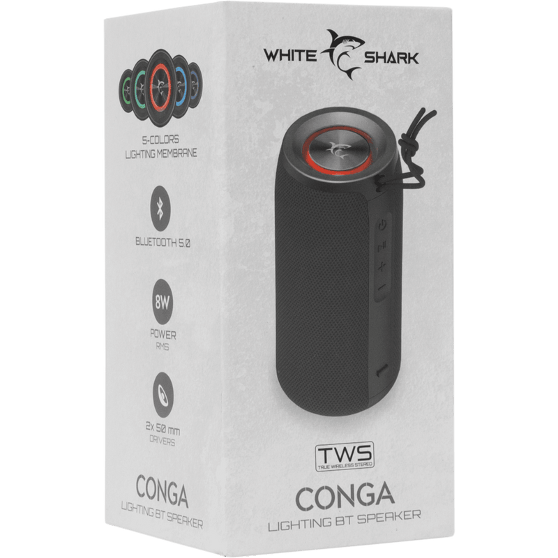 White shark GBT-808 CONGA Bluetooth speaker - GameBrands