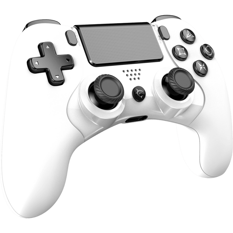 White Shark PS4 compatible draadloze Gaming Controller Centurion - Wit - GameBrands