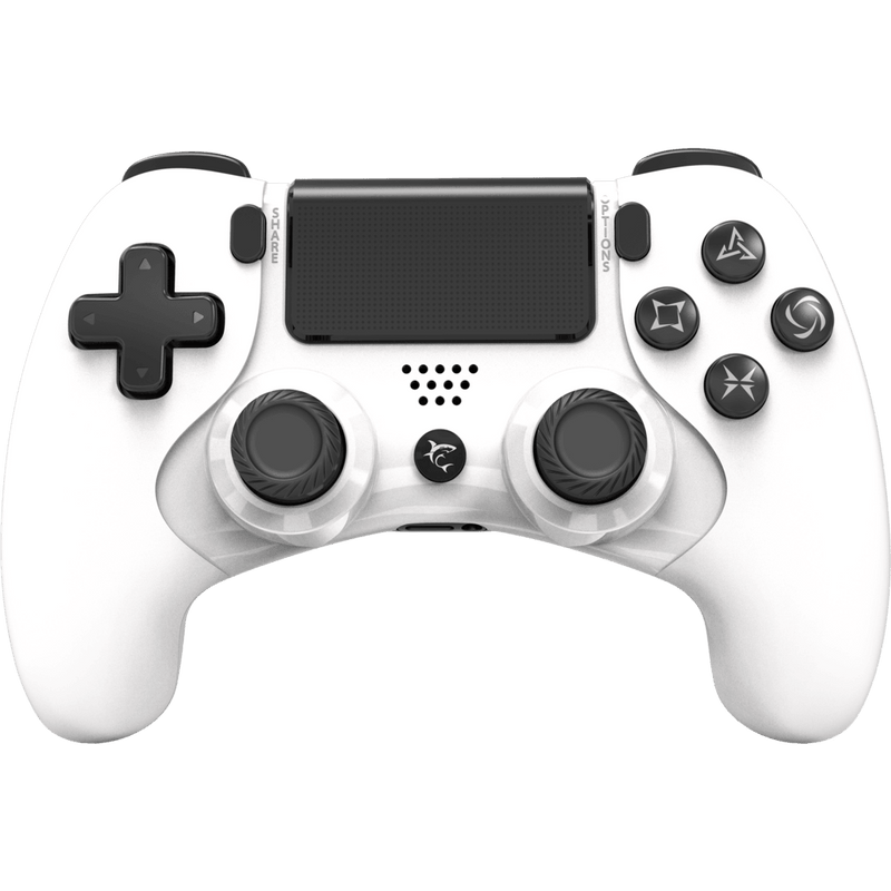 White Shark PS4 compatible draadloze Gaming Controller Centurion - Wit - GameBrands