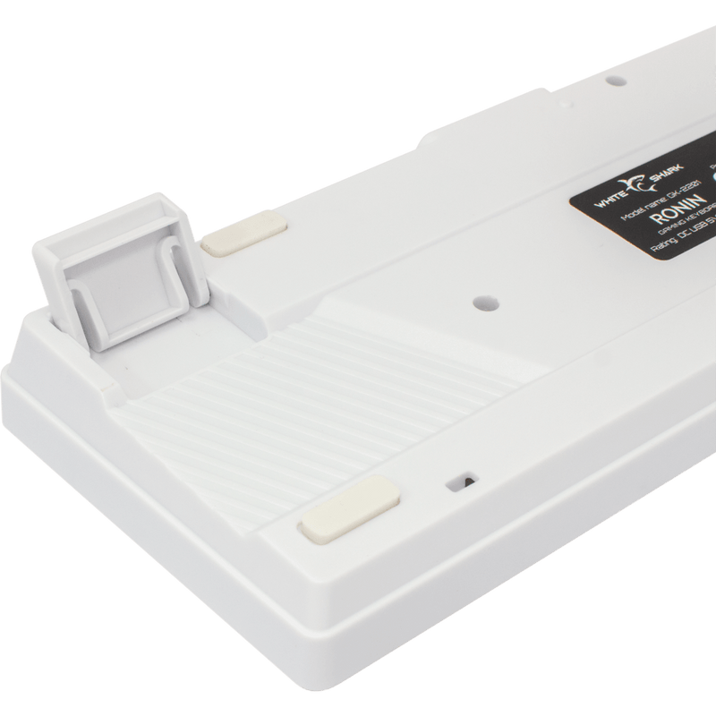 White Shark compact gaming toetsenbord Ronin – wit - US layout - GameBrands