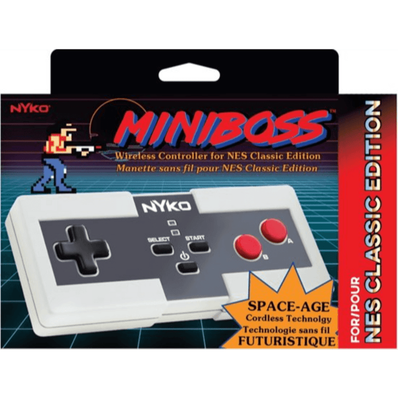Nyko - Miniboss - Draadloze Controller - Oplaadbare Batterij - NES Classic Edition - GameBrands