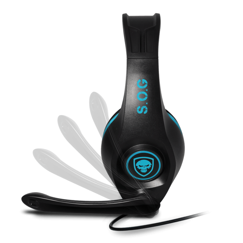 Spirit of Gamer - Pro-H5 Multiformat Gaming Headset voor PC Xboxone en PS4 - Blauw - GameBrands