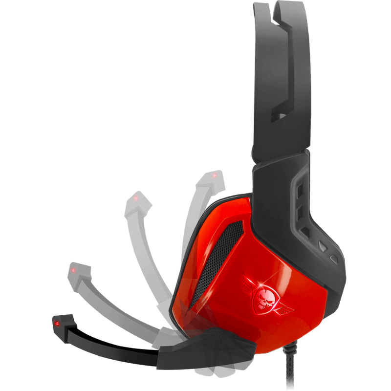 Spirit Of Gamer Xpert H100 PC Gaming Headset – 7.1 Virtual Surround - Rood