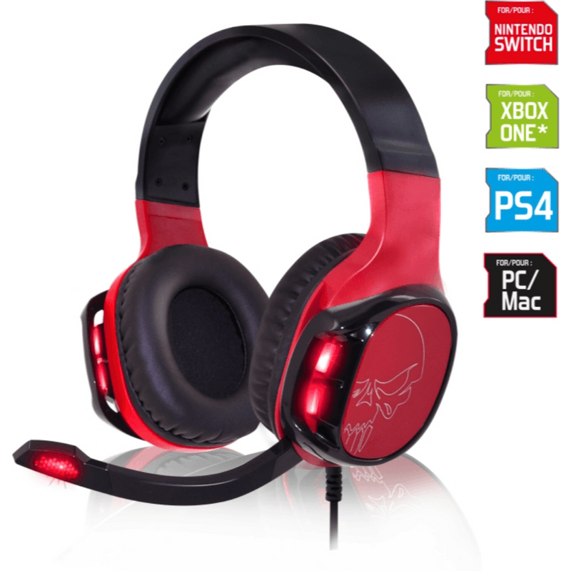 Spirit of Gamer Elite H60 multiformat RGB gaming headset PC-PS4-Xboxone- Switch - 50 mm drivers