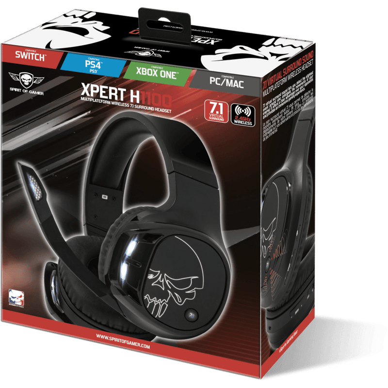 Spirit Of Gamer Xpert H1100 Draadloze Gaming Headset Multiplatform