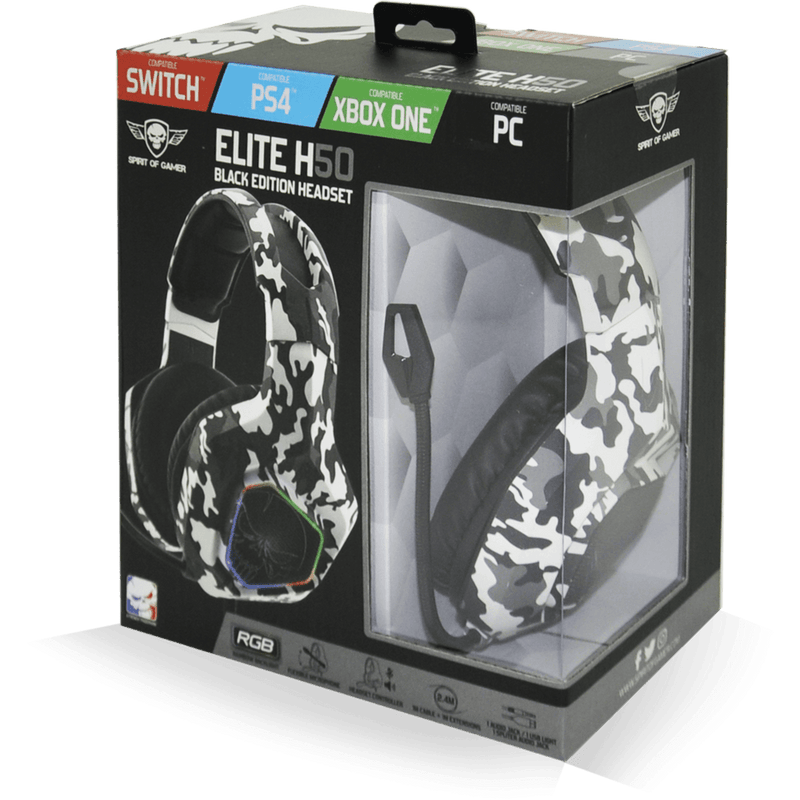 Spirit Of Gamer Elite H50 Artic Edition Gaming Headset Multiplatform