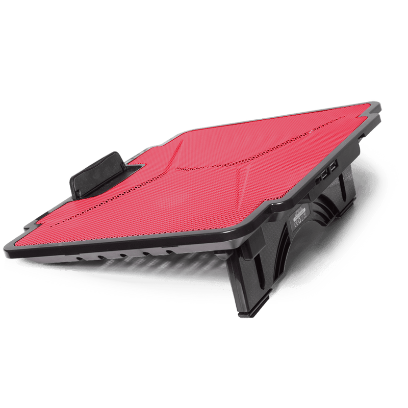 Spirit of Gamer - Laptop Cooling pad - Koeler Blade 100 - tot 15,6 inch - Rood - GameBrands