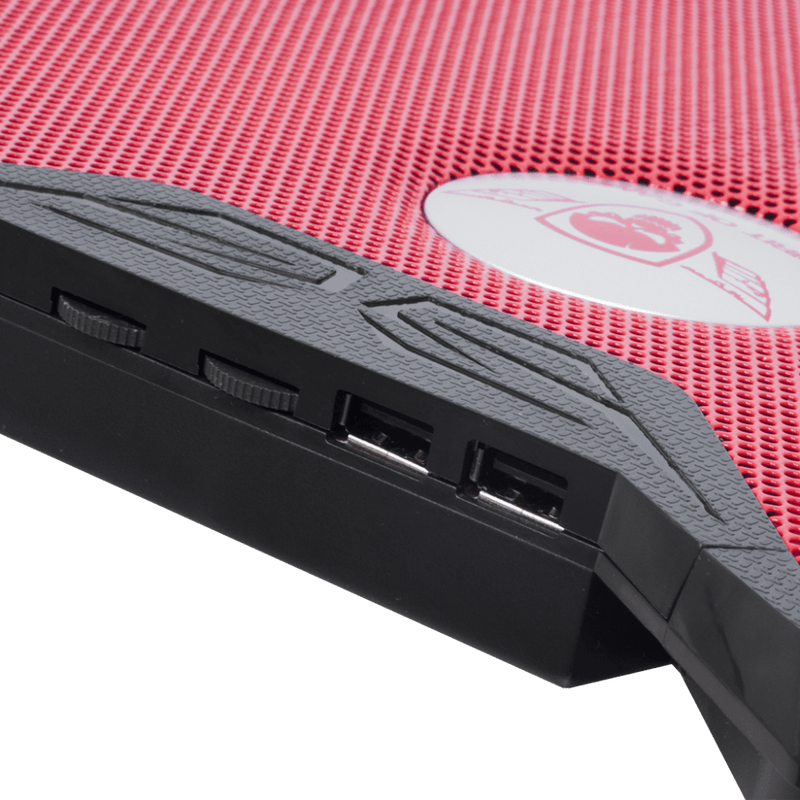 Spirit of Gamer - Laptop Cooling pad - Koeler Blade 500 - tot 17 inch - Rood - GameBrands