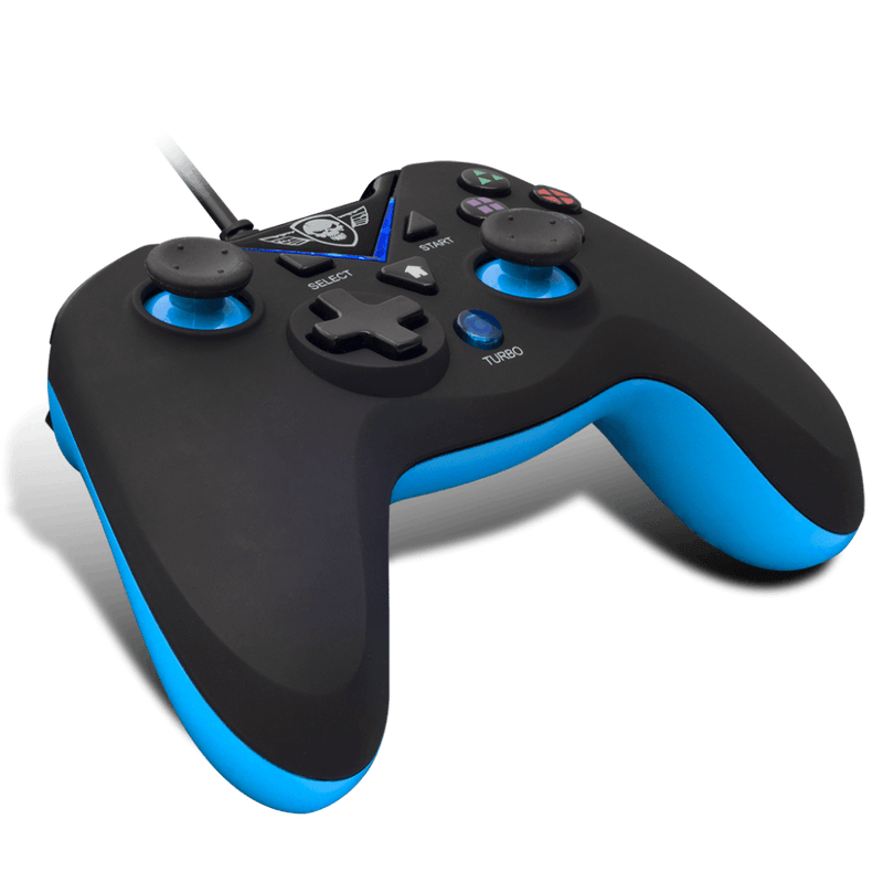 Spirit of Gamer - Wired Controller XGP - PC - PS3 - Zwart met Blauw - GameBrands