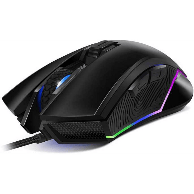 Spirit of Gamer Elite M20 new design 4000 dpi RGB gaming muis - zwart