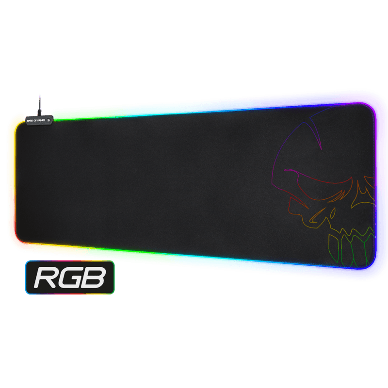 Spirit of Gamer RGB gaming muismat - extra groot - 35 x 25,5 x 0,3 cm