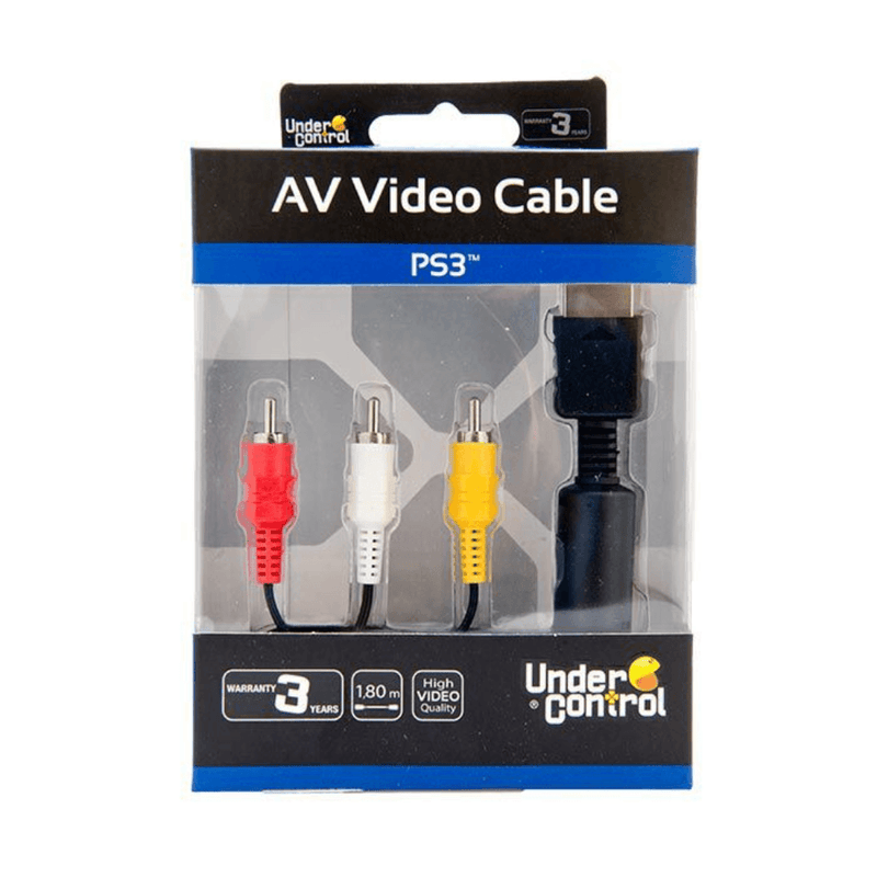 Under Control PS2 / PS3 AV-Video Cable - GameBrands