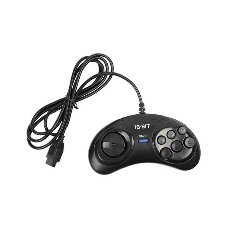 Under Control Sega Megadrive Controller Black - GameBrands