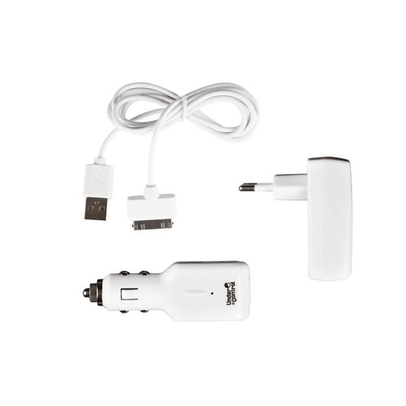 Under Control Iphone 4 AC Adapter + Auto Oplader + USB Kabel - GameBrands