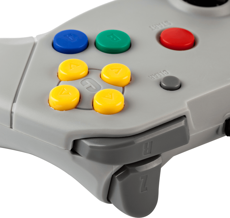Under Control – bedrade Nintendo 64 controller – grijs - GameBrands