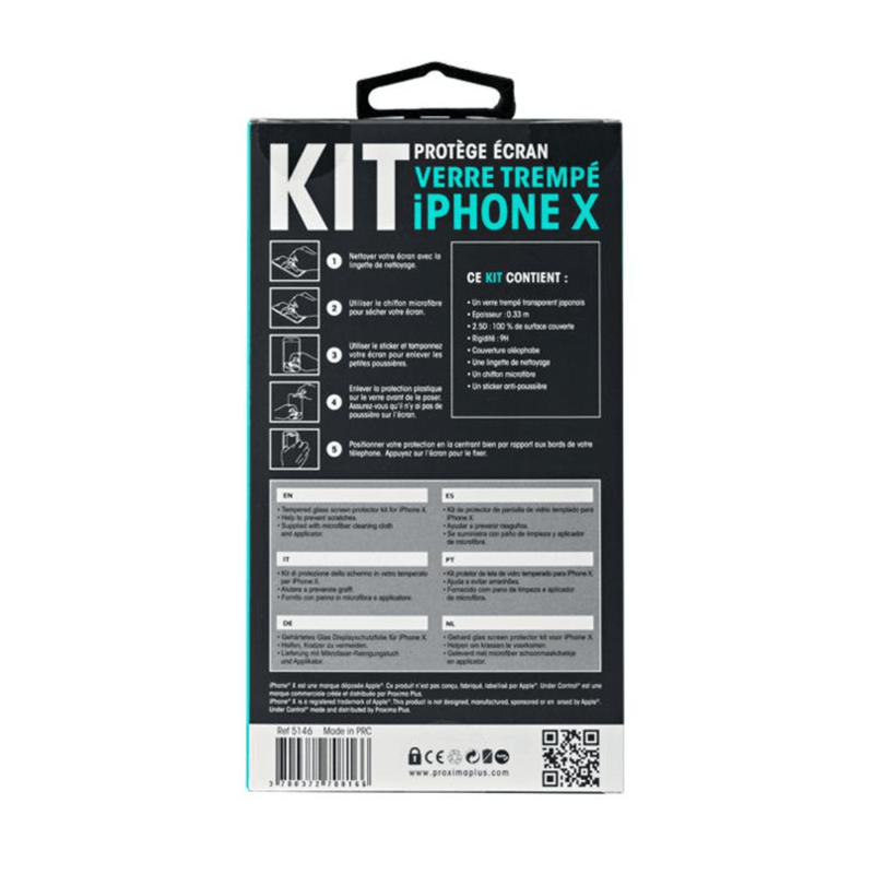 Under control iPhone X tempered glass - GameBrands