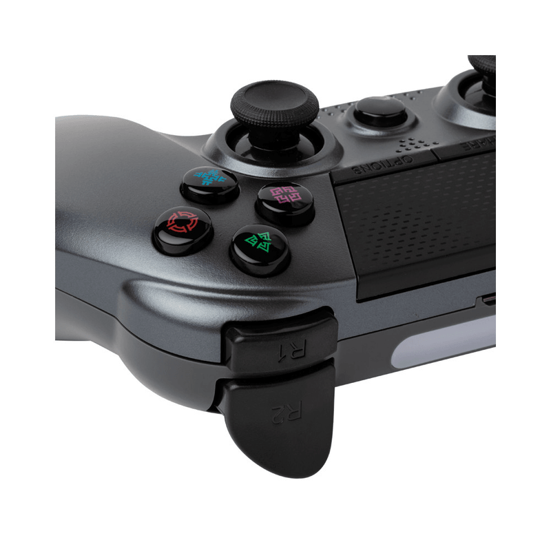 Under Control- PS4 bluetooth controller met koptelefoon aansluiting - Zilver - GameBrands