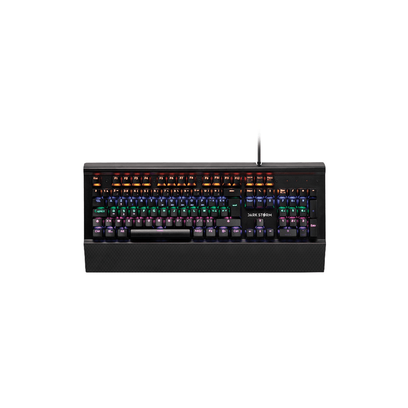 Under Control Blast MECA - Mechanisch Gaming toetsenbord Frans Azerty Lay-out met 6 kleuren verlichting - Zwart - GameBrands