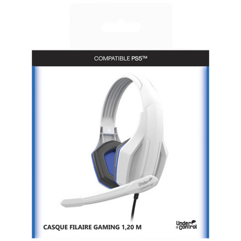 Under Control Playstation 5 Gaming Headset bedraad - Wit - GameBrands