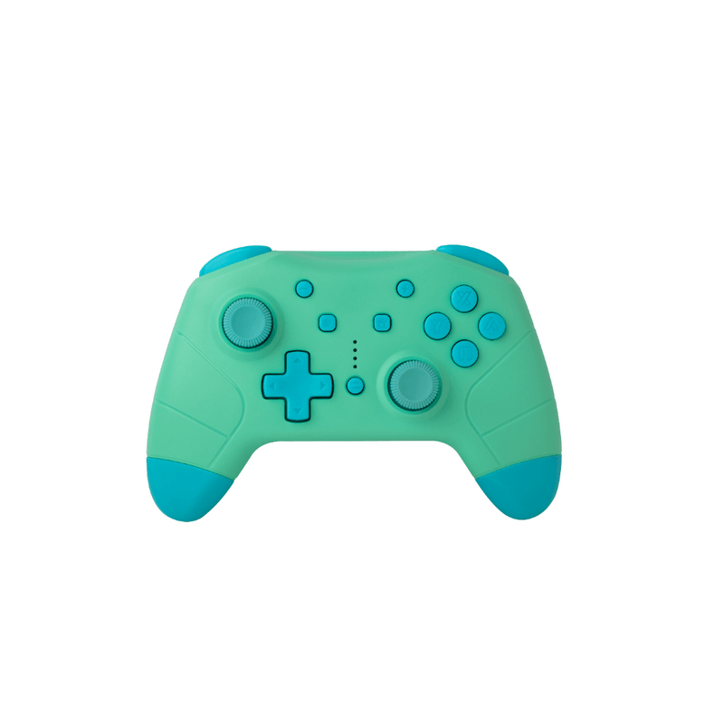 Nintendo Switch - Draadloze Bluetooth Controller - Groen met Blauw - GameBrands