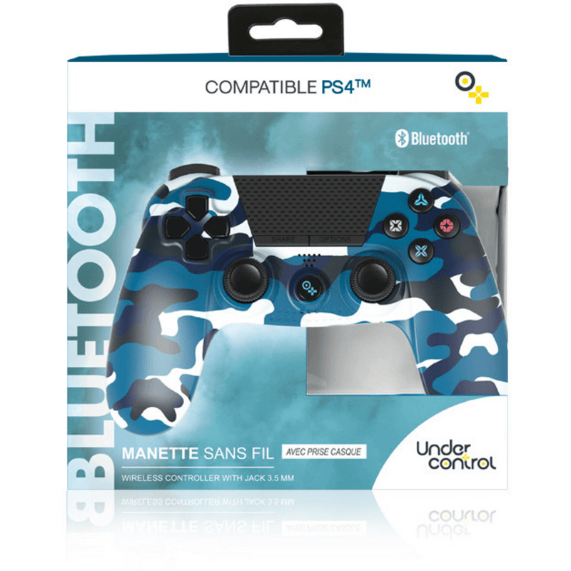 Under control Bluetooth Controller geschikt voor PS4- Urban Blue Camo - GameBrands