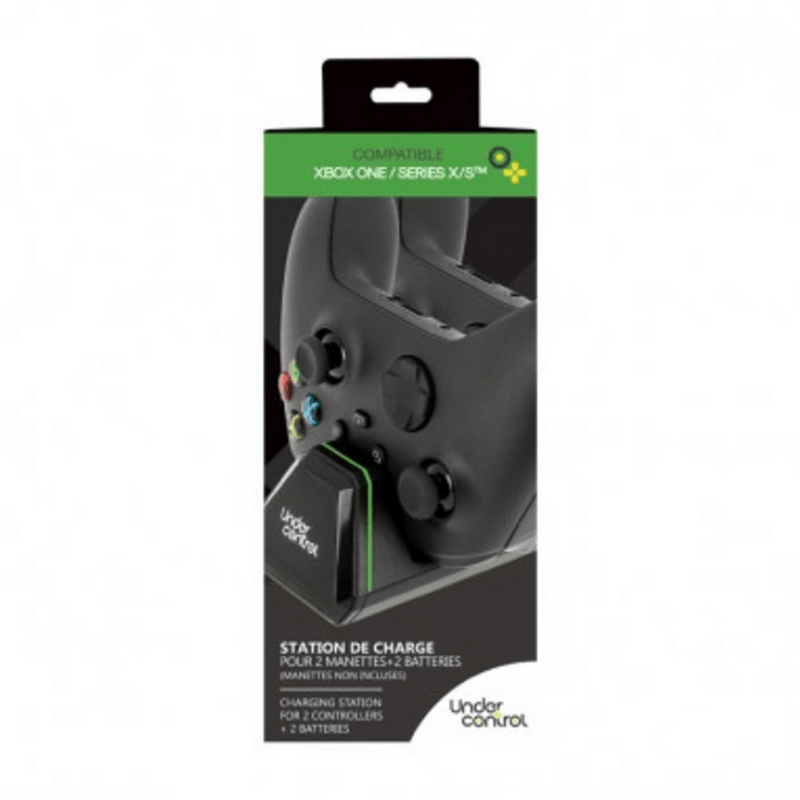 Under Control dubbele oplaadstation met 2 batterijen voor Xbox series X en Xbox one