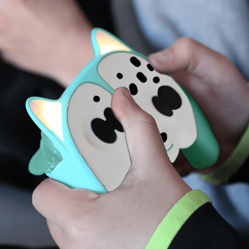 Freaks and Geeks Switch compatible draadloze controller panda voor kids – groen - GameBrands