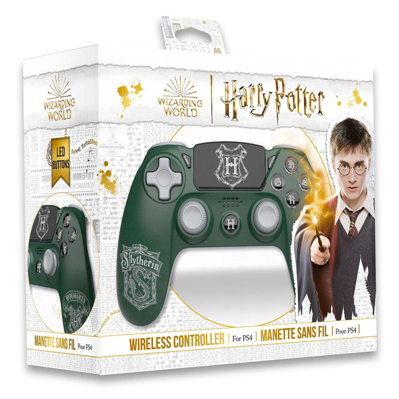 Draadloze Harry Potter Slyterin Controller voor PS4 - Zwadderich - GameBrands