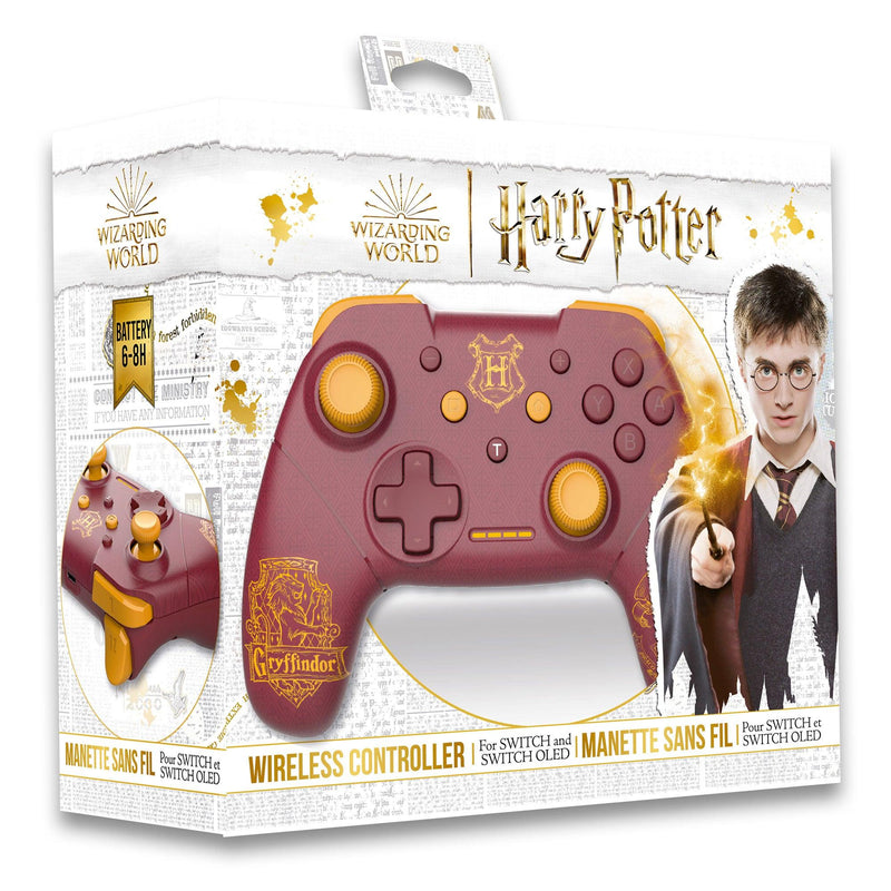 Draadloze Harry Potter Gryffindor Controller voor Nintendo Switch - GameBrands