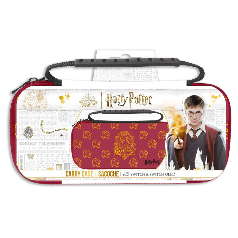 Harry Potter gamecase Gryffindor voor Nintendo Switch (en Oled) - GameBrands