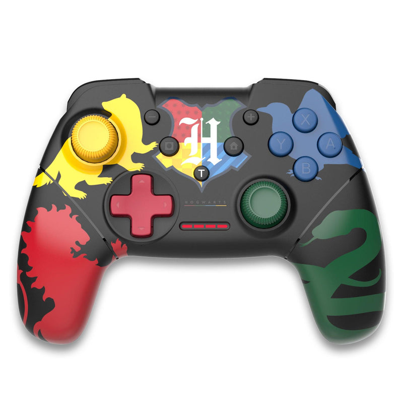 Draadloze Controller Nintendo Switch - Harry Potter met logo's alle afdelingen - GameBrands