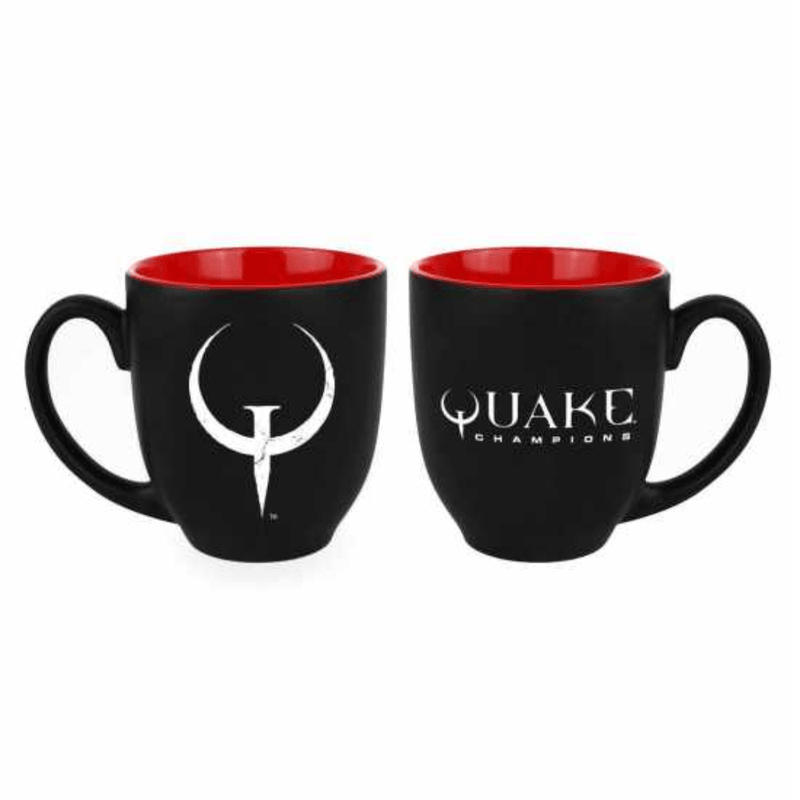 Quake - Champions mok met logo - Zwart - GameBrands