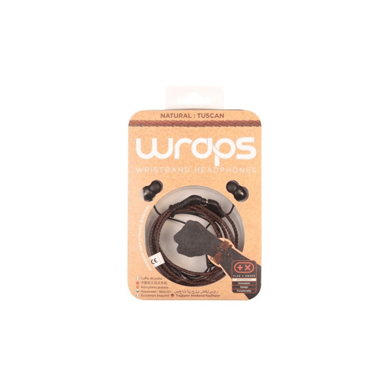 Wraps Natural - Natural : Tuscan - Armband / In-Ear Koptelefoon - Bruin - GameBrands
