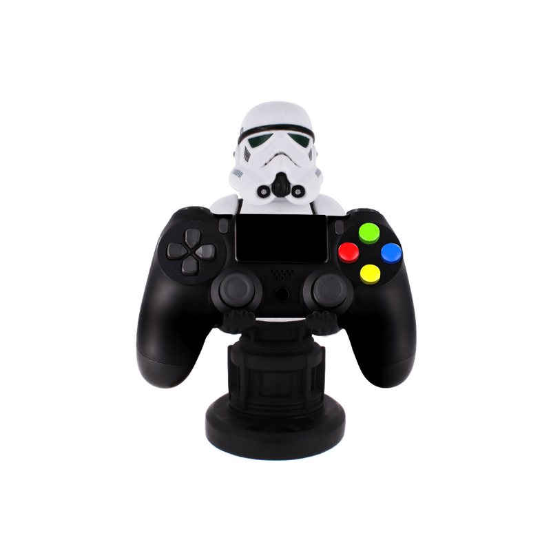 Cable Guy - Stormtrooper telefoonhouder - game controller stand met usb oplaadkabel 8 inch - GameBrands