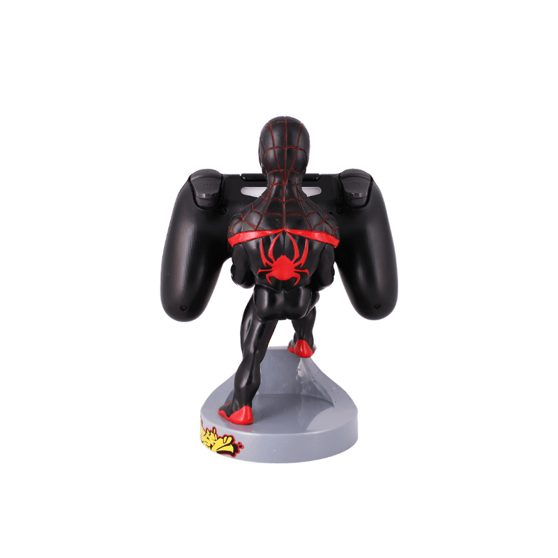 Cable Guy - Miles Morales Spiderman telefoonhouder - game controller stand met usb oplaadkabel 8 inch - GameBrands