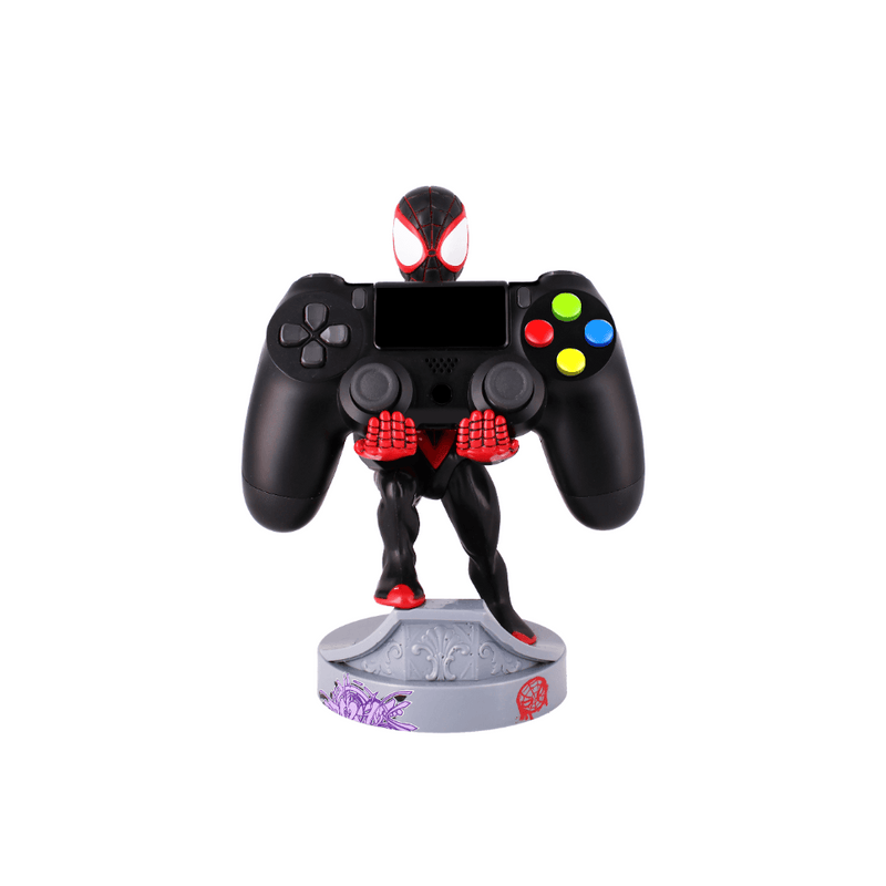 Cable Guy - Miles Morales Spiderman telefoonhouder - game controller stand met usb oplaadkabel  8 inch