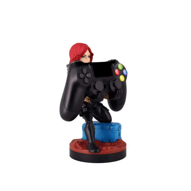 Cable Guy - Black Widow telefoonhouder - game controller stand met usb oplaadkabel  8 inch