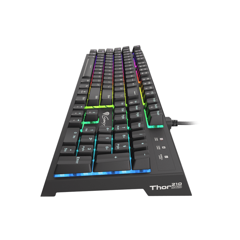 Genesis Thor 210 RGB Gaming Keyboard met Hybride mechanische toetsen Zwart - GameBrands