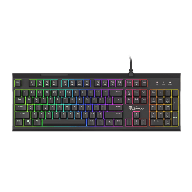 Genesis Thor 210 RGB Gaming Keyboard met Hybride mechanische toetsen Zwart - GameBrands