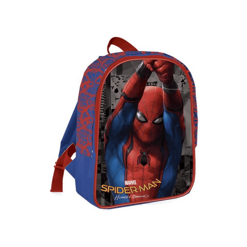 Spider-Man Homecoming - Rugzak 31cm Hoog - Blauw met Rood - GameBrands