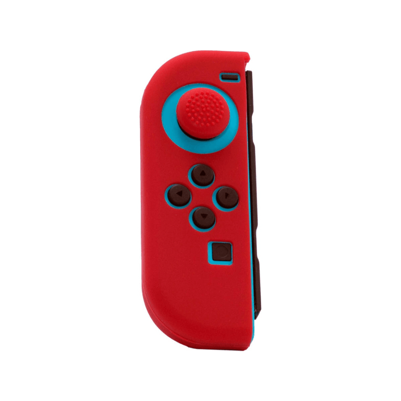 Joy Con Silicone Skin + Grip - Left - rood voor Nintendo SWITCH - OLED